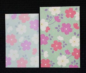 和柄　おしゃれポチ袋　ひとことポチ袋　桜　なんと1枚販売　京都くろちくの画像