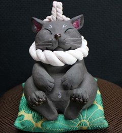 おちょこ 作 ふくよかさん 猫の焼き物たち 皿や器や招き猫の画像