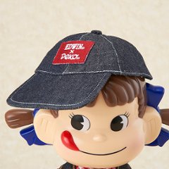 不二家 ペコちゃん EDWIN x PEKO DENIM エドウィン デニムペコちゃん ペコちゃん人形 【新品同様品】画像