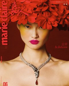 【メール便送料無料】雑誌/ Marie Claire 嘉人 2024年6月 中国版　賀聰（ホー・ツォン）：表紙3種類ランダム発送！記事掲載！ マリクレール　中国雑誌画像