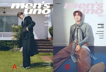 【メール便送料無料】雑誌/ men’s uno! 風度雜志 2024年8月 中国版　スビン（崔秀彬/TXT/Tomorrow x Together）：表紙2種類選択可！記事掲載！ メンズ・ウノ　中国雑の画像