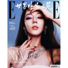 【メール便送料無料】雑誌/ELLE世界時裝之苑 2024年11月 中国版　迪麗熱巴（ディリラバ）：両面表紙！記事掲載！ エル　中国雑誌の画像