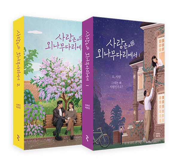 シナリオ/愛は一本橋で 台本集セット ＜全2冊セット＞韓国版 イム ・イェジン　脚本集　韓国書籍画像