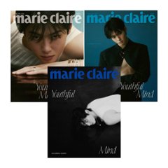 【メール便送料無料】雑誌/ marie claire 2025年4月 ※表紙3種類ランダム発送 韓国版 チャ・ウヌ：表紙！記事掲載！韓国雑誌画像