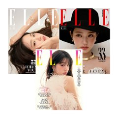 【メール便送料無料】雑誌/ ELLE 2025年11月 ※表紙3種類ランダムで発送 韓国版 IVE チャン・ウォニョン：表紙！記事掲載！韓国雑誌 エルの画像