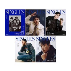 【メール便送料無料】雑誌/ Singles 2025年11月 ※表紙5種類ランダムで発送　韓国版 ナ・ヨンソク、イ・グァンス、キム・ウビン、ド・ギョンス：表紙！記事掲載！韓国雑誌 シングルスの画像
