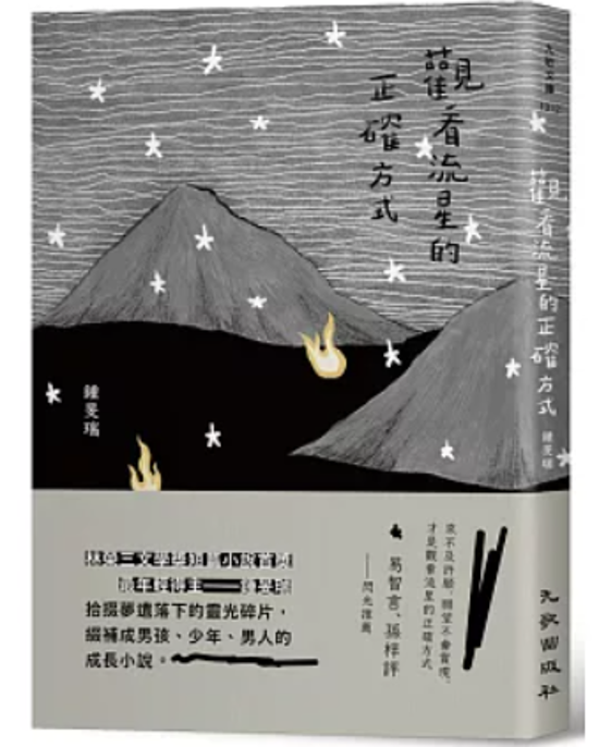 小説/ 觀看流星的正確方式 台湾版 鍾旻瑞 原作小説 台湾文学 台湾書籍画像