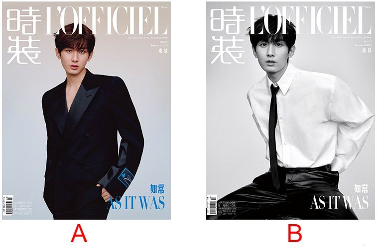 メール便送料無料】雑誌/ 時裝女士雜志 2023年1月刊 中国版 羅雲熙