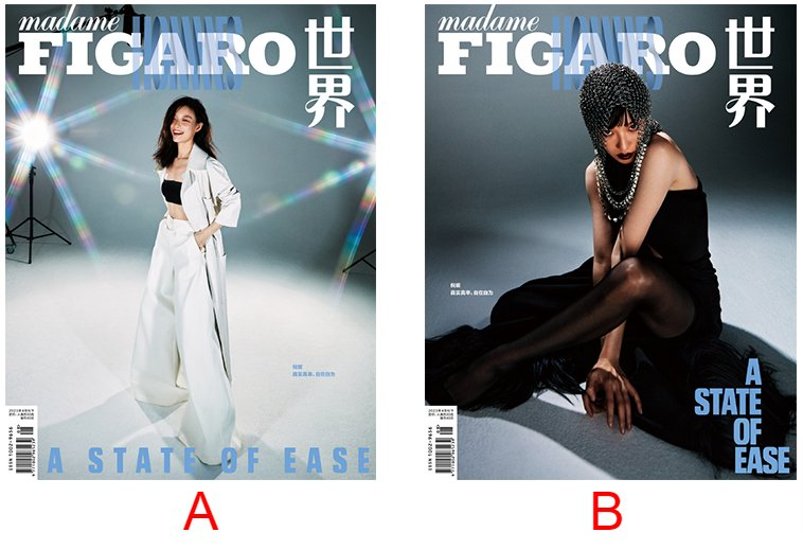 【メール便送料無料】雑誌/ Madame FIGARO 費加羅雜志 2023年4月 中国版　倪妮（ニー・ニー）：表紙3種類選択可！記事掲載！ マダムフィガロ　中国雑誌画像