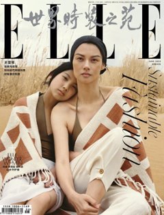 【メール便送料無料】雑誌/ ELLE世界時裝之苑 2023年6月 中国版　王雯琴（ワン・ウェンチン/Anna）：両面表紙！記事掲載！ エル　中国雑誌の画像