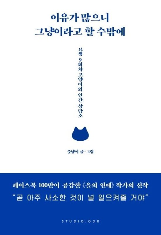 エッセイ/理由がたくさんあるから、ただ何となくと言うしか　韓国版　ウルニャンイ　夜の公園で、猫に人生を相談してみた　韓国書籍画像