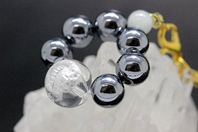 弁財天のご神縁を呼ぶ 白蛇彫刻水晶ストラップ｜金運・財運・健康運・無病息災・開運｜天然石パワーストーン通販 ジュ・オーヴ画像