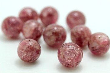 Lumière リュミエールマイカ（ピンクマイカ）粒売り 約12.5mm｜光をまとう魅力と幸運の石・恋愛運・人間関係・成功運アップ｜天然石パワーストーン通販 ジュ・オーヴ画像