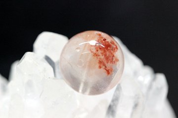 魅惑と金運を引き寄せるレッドラビットファークォーツ ―粒売り 約12mm｜天然石パワーストーン通販 ジュ・オーヴ画像