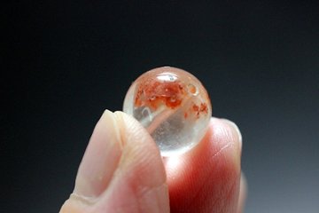 魅惑と金運を引き寄せるレッドラビットファークォーツ ―粒売り 約12mm｜天然石パワーストーン通販 ジュ・オーヴ画像