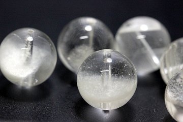 白影転生（はくえいてんせい）｜ホワイトファントムクォーツ 粒売り 約13〜13.5mm｜停滞突破・再生・金運上昇・守護｜天然石パワーストーン通販 ジュ・オーヴ画像