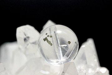 黄金の運命を呼び覚ます マーカサイトインクォーツ 粒売り 約12mm｜天然石パワーストーン通販 ジュ・オーヴ画像