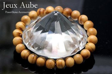 ヒマラヤ杉 健康 癒し 魔除けブレスレット 約9-9.5mm｜天然石パワーストーン通販 ジュ・オーヴの画像