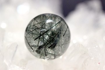 【完売】蒼界結晶（そうかいけっしょう）｜ブルーグリーンルチル 人間関係守護・邪気払い・結界の石 約12.3mm｜天然石パワーストーン通販 ジュ・オーヴ画像