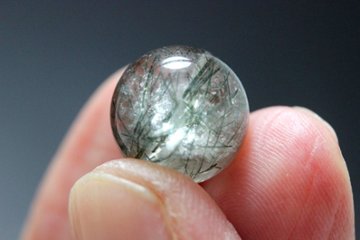 【完売】蒼界結晶（そうかいけっしょう）｜ブルーグリーンルチル 人間関係守護・邪気払い・結界の石 約12.3mm｜天然石パワーストーン通販 ジュ・オーヴ画像