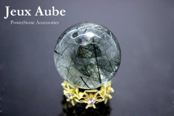 【完売】蒼界結晶（そうかいけっしょう）｜ブルーグリーンルチル 人間関係守護・邪気払い・結界の石 約12.3mm｜天然石パワーストーン通販 ジュ・オーヴの画像