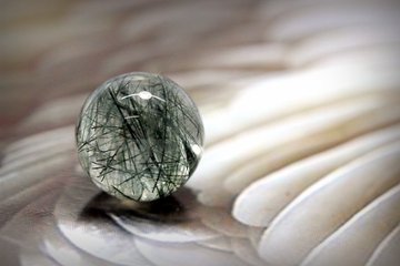 【完売】蒼界結晶（そうかいけっしょう）｜ブルーグリーンルチル 人間関係守護・邪気払い・結界の石 約12.3mm｜天然石パワーストーン通販 ジュ・オーヴ画像