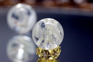 Jardin Blanc（ジャルダン・ブラン） ホワイトガーデンクォーツ 粒売り 約12mm（2石限定） 金運・浄化・人間関係調整の天然石 天然石パワーストーン通販 ジュ・オーヴ画像