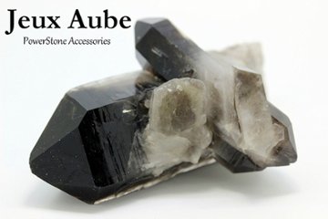 最強の守護と浄化 モリオン（黒水晶）クラスター 約10cm 天然石パワーストーン通販 ジュ・オーヴの画像