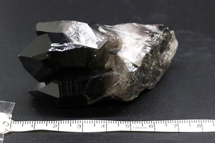【完売】最強の守護と浄化 モリオン（黒水晶）クラスター 約7cm 天然石パワーストーン通販 ジュ・オーヴ画像