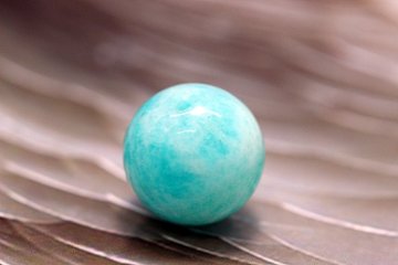 モザンビーク産アマゾナイト 希望・自信・前向きストーン 粒売り 約12mm 天然石パワーストーン通販 ジュ・オーヴ画像