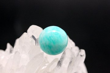 モザンビーク産アマゾナイト 希望・自信・前向きストーン 粒売り 約12mm 天然石パワーストーン通販 ジュ・オーヴ画像