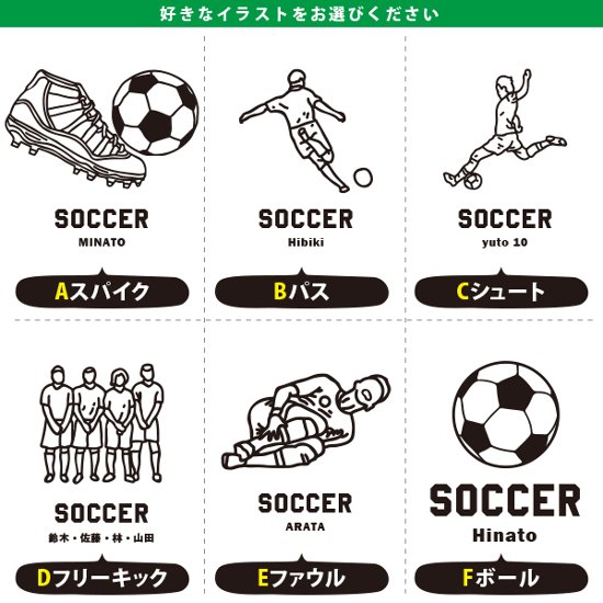 名入れ バッグ サッカー ランチバッグ ミニトート プレゼント 出産祝い ［ サッカーイラスト ]  ギフト かばん お祝い 試合 応援 男の子 ギフト プレゼント プチギフト 手土産 親子 大人画像