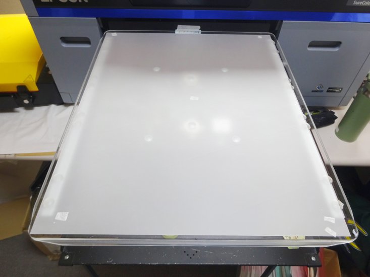 DTFプリント 熱転写フィルム オリジナル40×50cmサイズ シート5枚 エプソン EPSON SC-F2150 brother ブラザー ガーメントプリンター GTX オリジナルTシャツ作成 画像