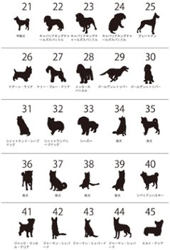 愛犬用 ポーチ 犬 いぬ シルエット おしゃれ 人気商品 名入れ お名前入り （ 犬シルエットラベル ポーチ ）名入れ ネーム 名前 犬種 散歩 イヌ プレゼント 誕生日 バレンタイン ギフト 出産祝画像