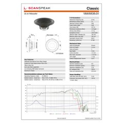 Scan-Speak Classic 18W/8535-01（ペア）画像