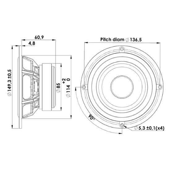 Scan-Speak Discovery 15W/8424G00（ペア）画像