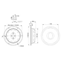 Scan-Speak Ellipticor D3404/552000（ペア）画像