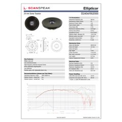 Scan-Speak Ellipticor D2404/552000（ペア）画像