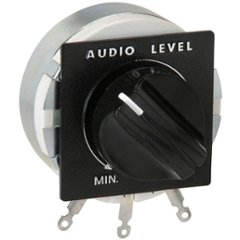 【訳あり特価品】Dayton Audio L-PAD（100W）8Ω プレート付 ※シャフト3/8インチの画像