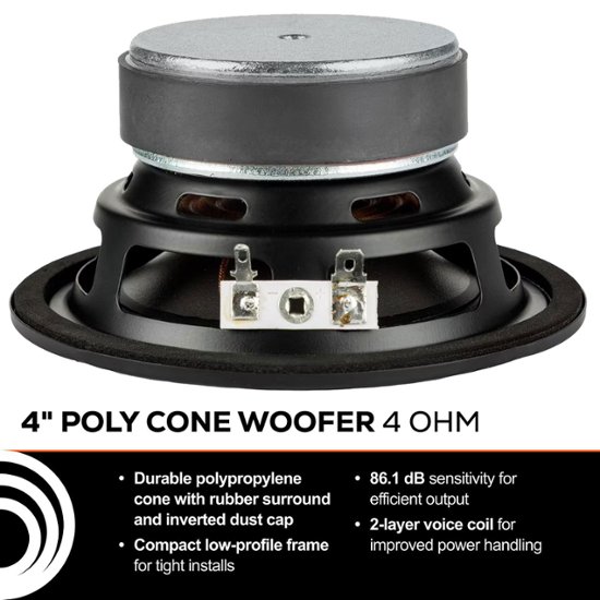 Dayton Audio PCS115-4　4インチ ポリコーン・ウーファー「4Ω」画像