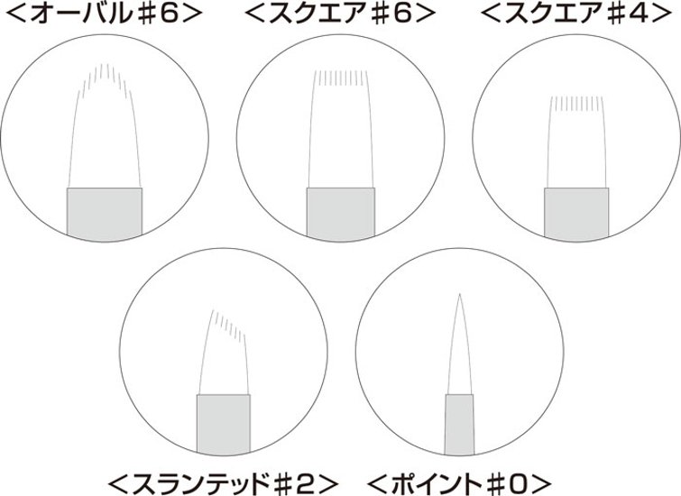 ジェルブラシ　コンプリート　セット(GB-0)画像