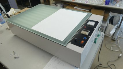 中古機材　紫外線露光機　ＮＯ４　サンドブラスト　紫外線硬化フィルム画像