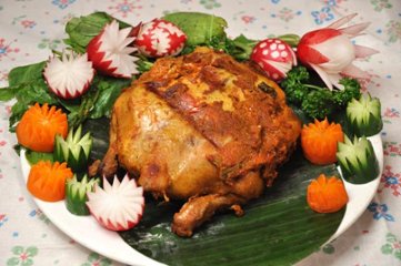 バリ風チキンの丸焼き/Ayam Betutu　【Halal Chicken】の画像