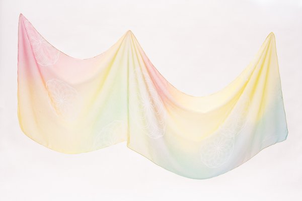 ChieArt羽衣スカーフ（クリスタルロータス）の画像