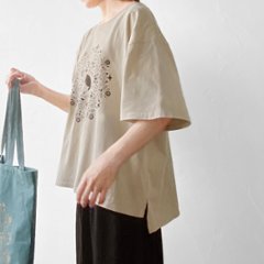 SALE！ねこの曼荼羅ビッグビッグシルエットT画像