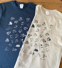 ねこのおしりTシャツ2023（デニム）画像