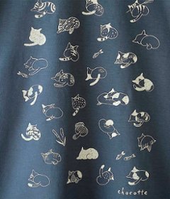 ねこのおしりTシャツ2023（デニム）画像