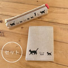 ねこ家族のギフトセット（ライトブラウン）の画像