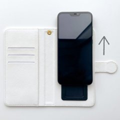 Android用ねこのおしりのスマホケース（ネイビー）画像