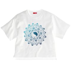 ねこの曼荼羅ビッグシルエットT（ブルーグラデ）画像
